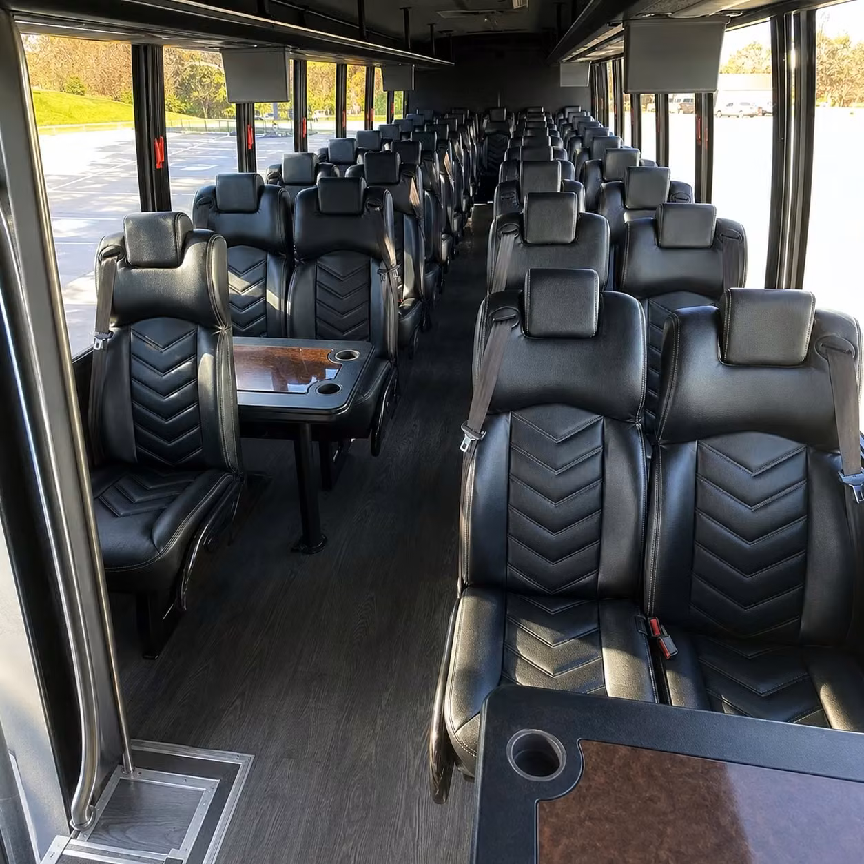25 passenger minibus interior